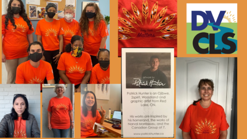 Photo Image of Staff with Orange T-Shirts
